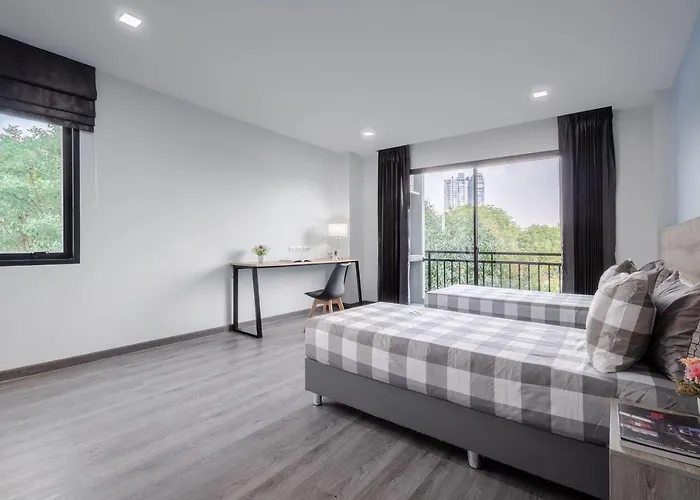公寓 Aqua Residences อควา เรสซิเดนซ์ ห้องพักใหม่ให้เช่า ติดรถไฟฟ้าสถานีวุฒากาศ 曼谷